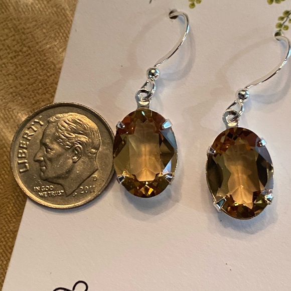 Smoky topaz Earrings - Picture 6 of 6